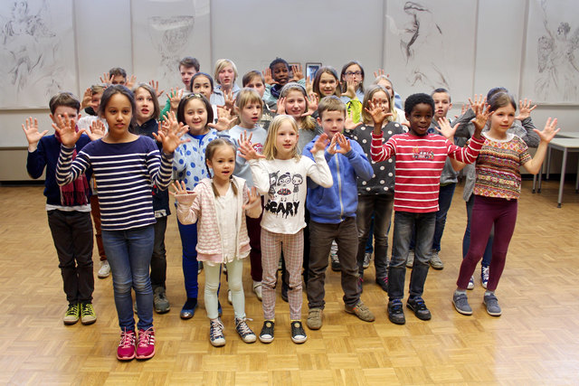 Die Kinder des Kinderchores Penzing proben fleißig für "Mario- das Musical" - öffentliche Uraufführung ist am 21. Mai