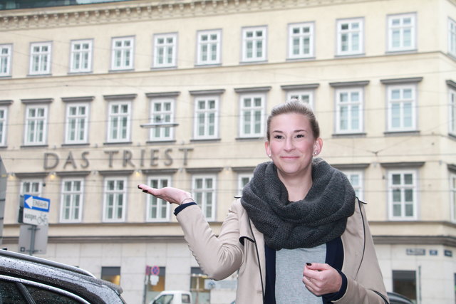 Hotel Das Triest in der Wiedner Hauptstraße. Hier stiegen schon Stars wie Robbie Williams ab.
