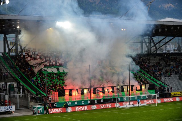 Kurz vor Spielbeginn kam noch einmal Bundesligastimmung auf! | Foto: zeitungsfoto.at