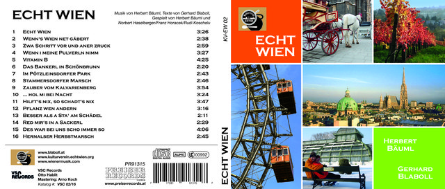 Echt Wien - 16 großartige neue Wienerlieder
