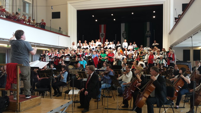 Der Leykam-Chor brillierte in Bruck mit der Koloman-Wallisch Kantate | Foto: KK