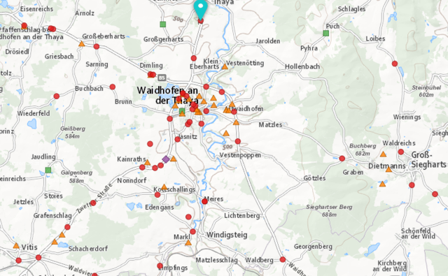 Die Unfallkarte der Statistik Austria | Foto: Statistik Austria