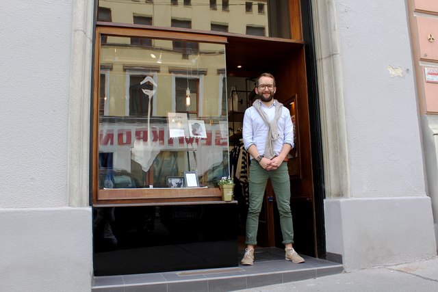 Einen echten Glücksfall nennt Georg Preiner die Location für sein GRANDIOS in der Otto Bauer Gasse 11