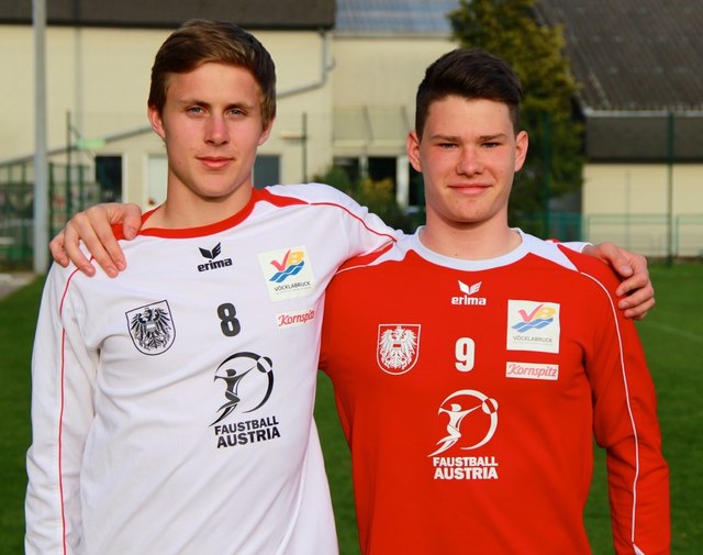 Maximilian Huemer (l.) und Karl Müllehner liebäugeln mit einer EM-Teilnahme. | Foto: Tigers