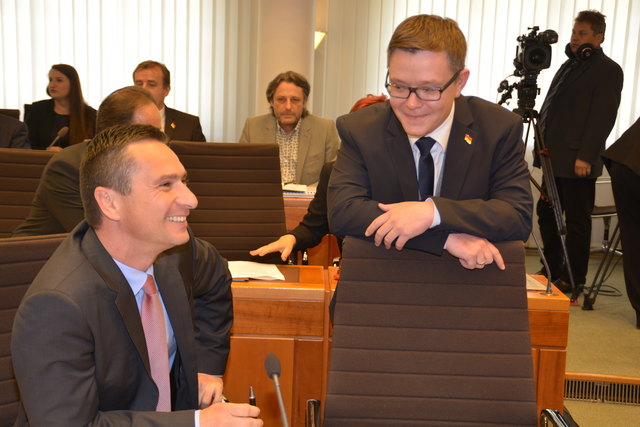 In der Asylpolitik sind sich SPÖ-Klubobmann Robert Hergovich und FPÖ-Klubobmann Géza Molnár einig.
