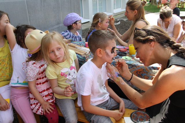 Einmal Pirat oder Schmetterling sein, beim Familienfest wurde auch dieser Wunsch erfüllt.