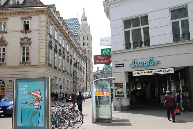 Die Rotenturmstraße ist bei Touristen beliebt - über eine Umwandlung zur Begegnungszone könnte nachgedacht werden.