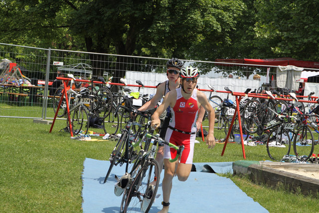 Rene Hilber will sich beim Supersprint-Triathlon für die Nachwuchs-EM in Ungarn qualifizieren | Foto: KK/HSV