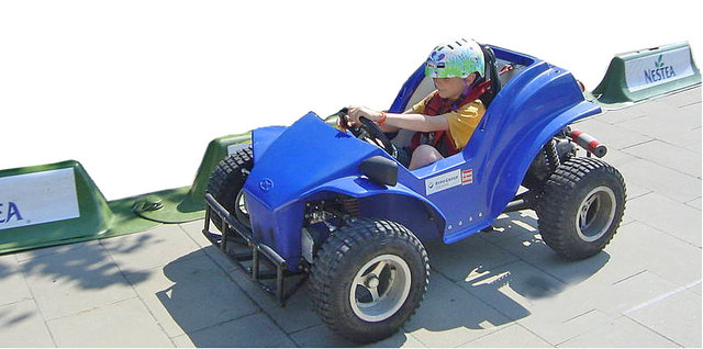 Das Bildungszentrum Lesachtal und die Polizeidienststelle Liesing veranstalten am 3. Juni 2016 beim Bildungszentrum Lesachtal einen Verkehrssicherheitstag. | Foto: NMS Lesachtal