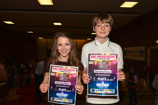 Supertalente Josephine Brecht und Bernhard Scholz