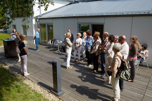 Besucher bei der Museumsführung, Foto Johannes Bockstefl