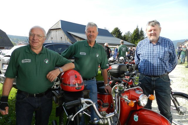 Josef Rechberger, Hermann Lang und Johann Derler  (v.l.) organisierten die 2tägige Ausfahrt.