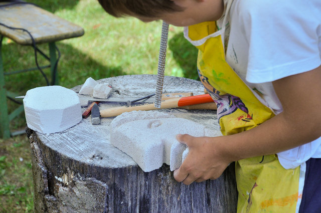Ytong gestalten im Park des Kunstmuseums Waldviertel