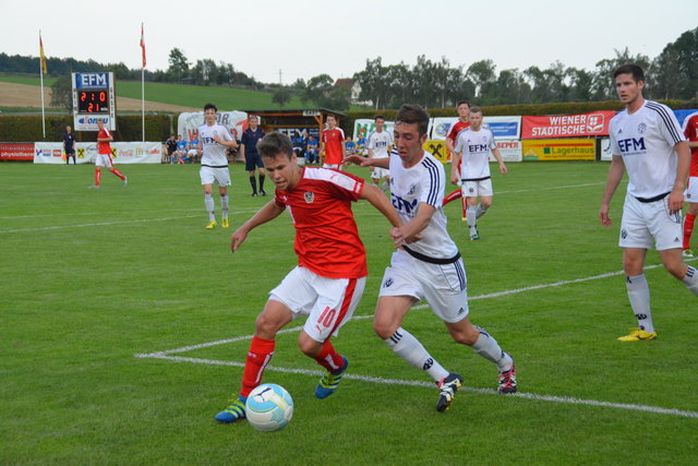 Louis Schaub war einer der Aktivposten in der Offensive des U21-Nationalteams.