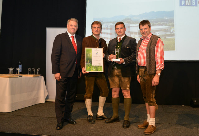 Bei der Verleihung: Andrä Rupprechter, Franz und Martin Grünwald und Alfred Krobath (von links) | Foto: KK