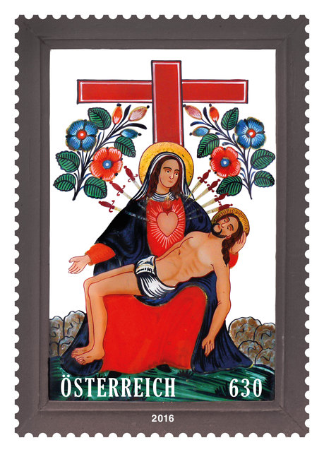 Die erste Glasmarke Österreichs trägt den Namen "Pieta mit Kreuz".