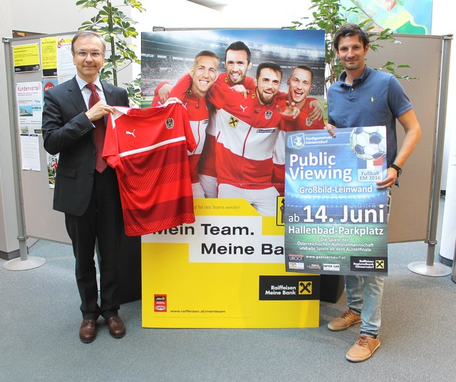 Das Anfeuern unserer Nationalmannschaft kann los gehen, ab 14 Juni beim Public Viewing. | Foto: privat