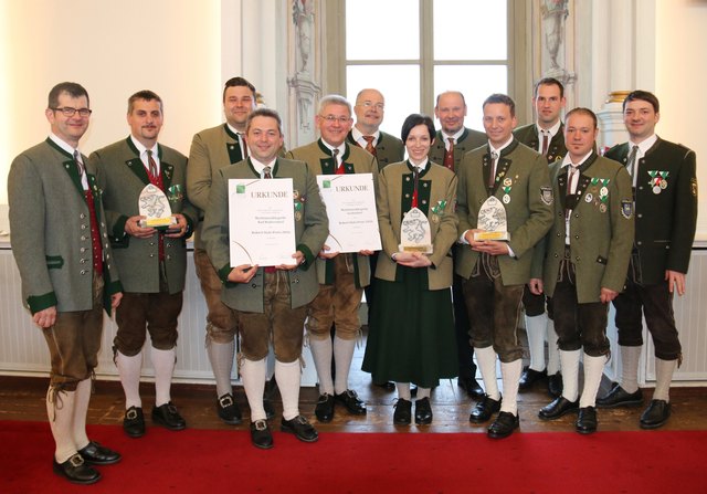 Die Marktmusikkapelle Grafendorf konnte sich über zwei Auszeichnungen freuen. | Foto: Franz Fuchs