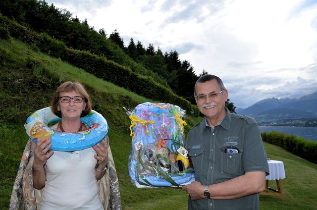 Sehr maritim: Gerhild und Johann Zmölnig