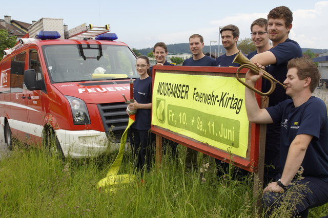 Waldhäusl Katrin, Waldhäusl Stefan, Haider Günther, Dörr Matthias, Kastner Wolfgang, Heider Wolfgang, Dörr Lukas (v.l.). | Foto: FF Moidrams