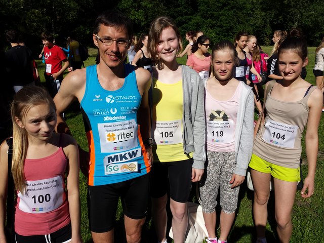 Günther Weidlinger beim Rieder Charity Lauf 2014