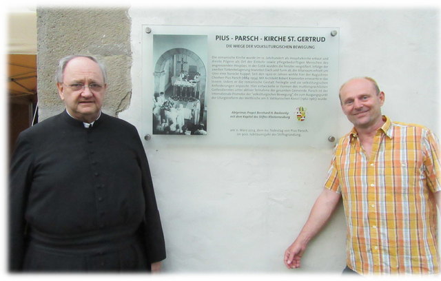 Andreas mein Pfarrer aus der Ministrantenzeit und Pius Parsch Experte