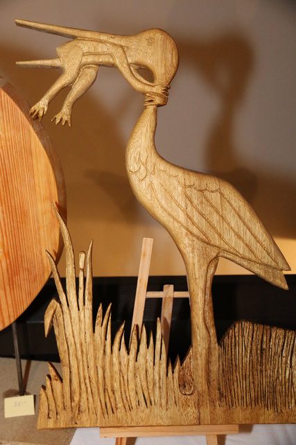 Holzschnitzerei von Willi Höllisch.