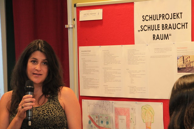 Projekt "Schule braucht Raum" wurde von Schülerinnen des Haydngymnasiums vorgestellt