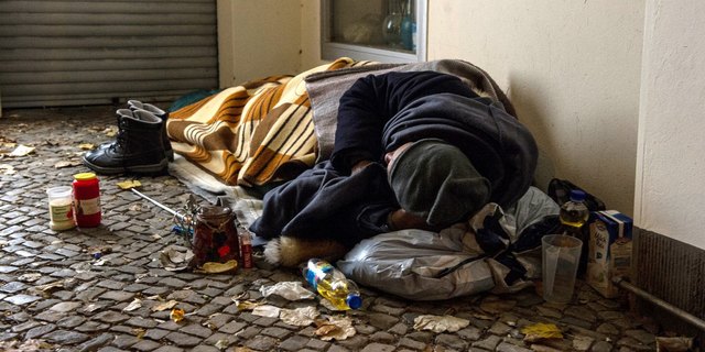 Symbolbild Obdachloser in Irdning