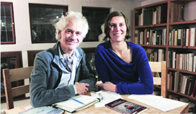 Bertrand Stern und Franziska Klinkigt