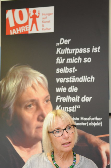 10 Jahre Salzburger Kulturpass – Hunger auf Kunst und Kultur: Brigitte Buchacher, Laube GmbH