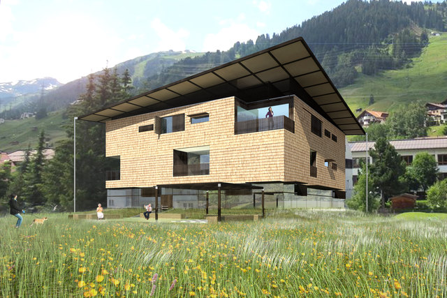 Das 2,8 Mio. Euro teure "Haus des Lebens" wird bis Sommer 2017 fertig gestellt. | Foto: Visualisierung Architekturbüro Driendl