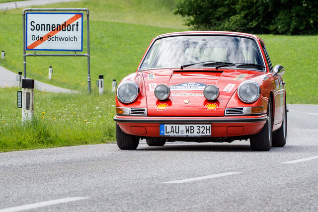 Porsche 911 S, Bj. 1967, 2000 ccm, 160 PS, gefahren von Wolf Batal, Co-Pilot Udo Fuchs