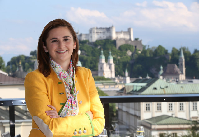 Seit Freitagabend Salzburgs neue FPÖ-Lndesparteiobfrau: Marlene Svazek. | Foto: Franz Neumayr