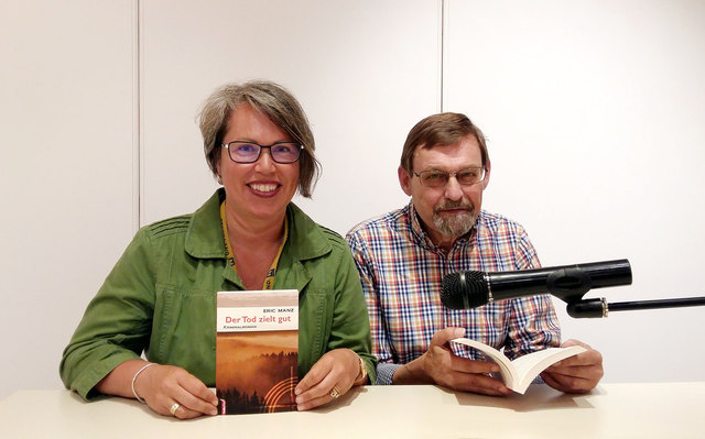 Krimi-Präsentation in der Sala Terrena mit Autor Erich Halper-Manz und Kultur-Stadträtin Dr. Karin Wessely. | Foto: Pongratz