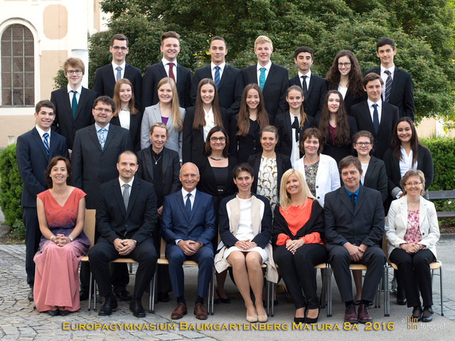 Europagymnasium Baumgartenberg 8A Matura 2016 | Foto: Albin