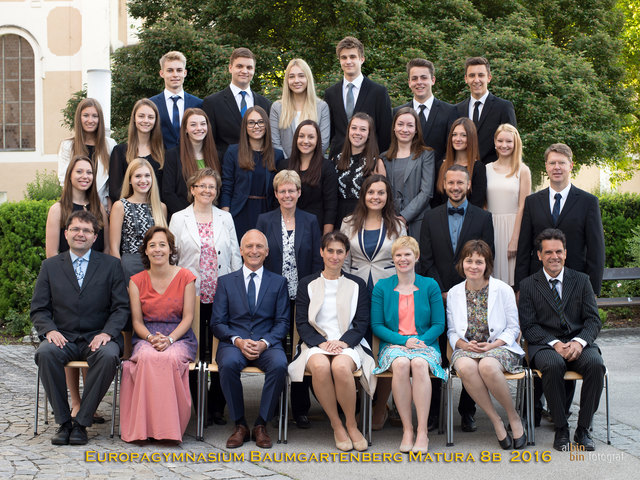 Europagymnasium Baumgartenberg 8B Matura 2016 | Foto: Albin