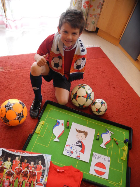 Fußballfan Simon