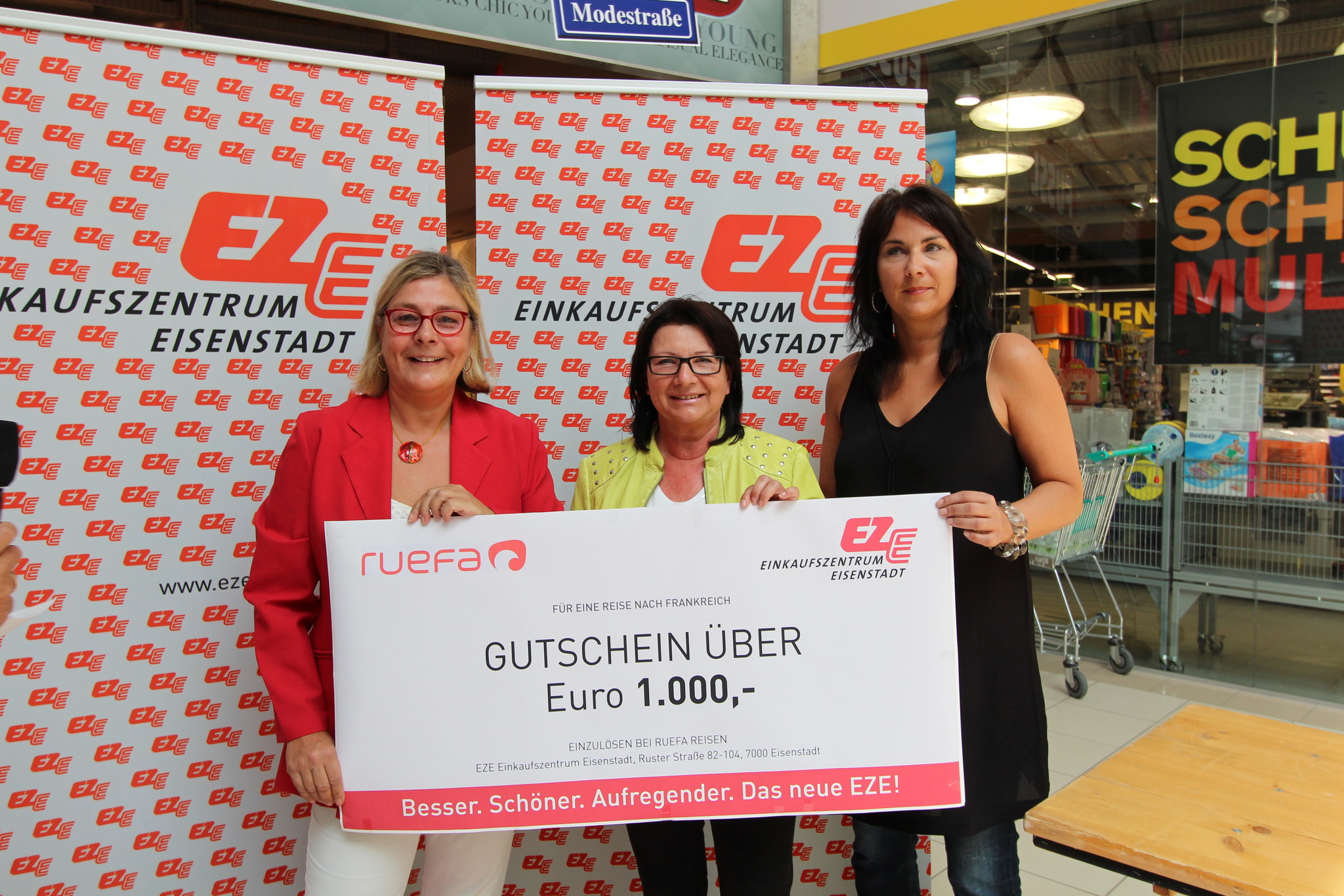 Mit dem Einkaufszentrum Eisenstadt zur Europameisterschaft - Eisenstadt