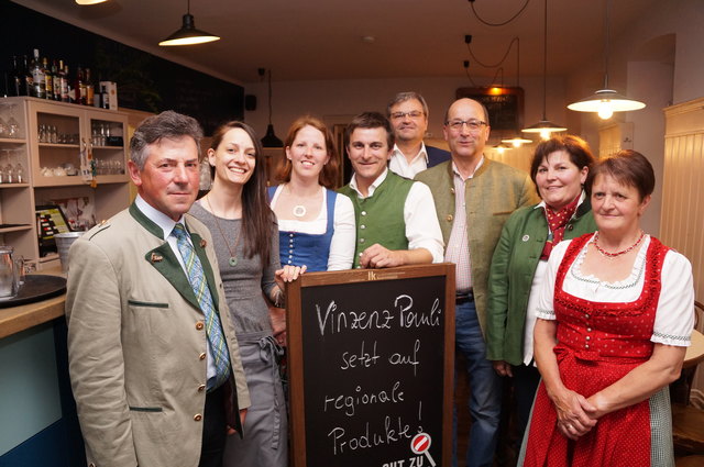 Josef Kerschner, Valerie Sieberer, Maria und Matthias Weichhart, Wolfgang Neuhauser, Anton Hieger, Maria Brandl, Josefa Kerschner.