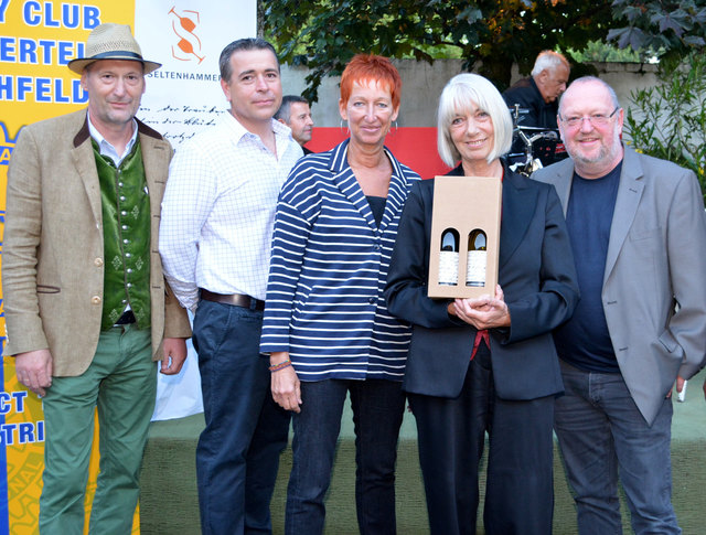 Florian Ladengruber, Thomas Seltenhammer, Eva Rossmann, Erika Pluhar und Rudi Weiß