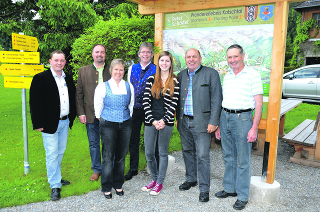 Ein motiviertes Team steht hinter dem Projekt „Wandererlebnis Katschtal“. Foto: Galler