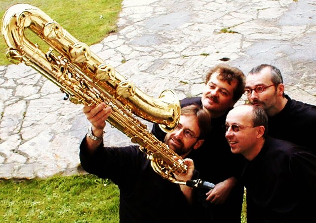 Gilbert, Gerhard, Rudolf und Günther (Carinthian Saxophonquartett) begeistern seit Jahren das Publikum | Foto: KK