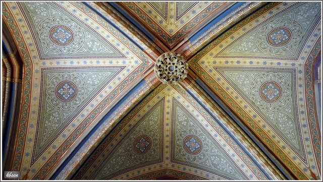 Rippenbogen-Deckendetail