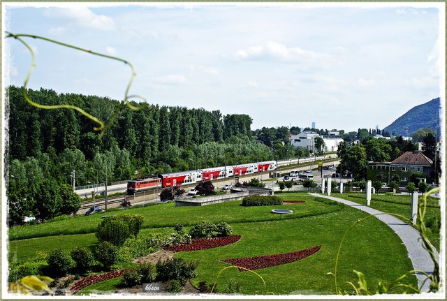 Blickrichtung Wien
