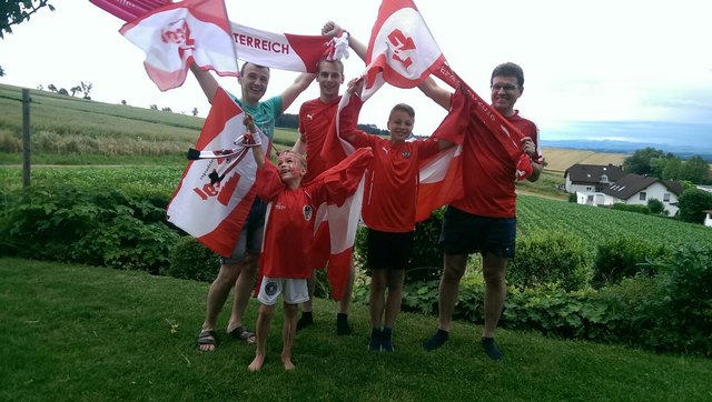 Österreich Fan aus dem Mühlviertel