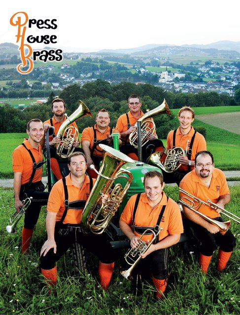 Für gute Stimmung beim Schlossfest in Erla sorgt Press-House-Brass aus St. Georgen/Gusen. | Foto: Press-House-Brass