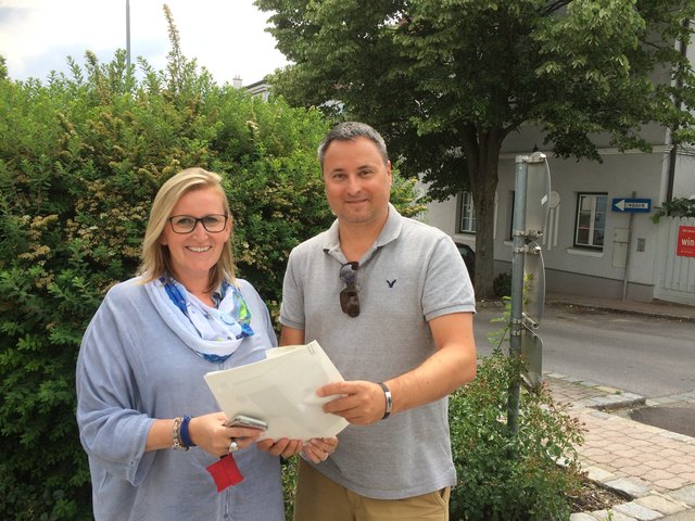 Die Planung für das 27. Dorffest steht. Manuela Dundler-Strasser und Michael Cech freuen sich auf zahlreiche Besucher