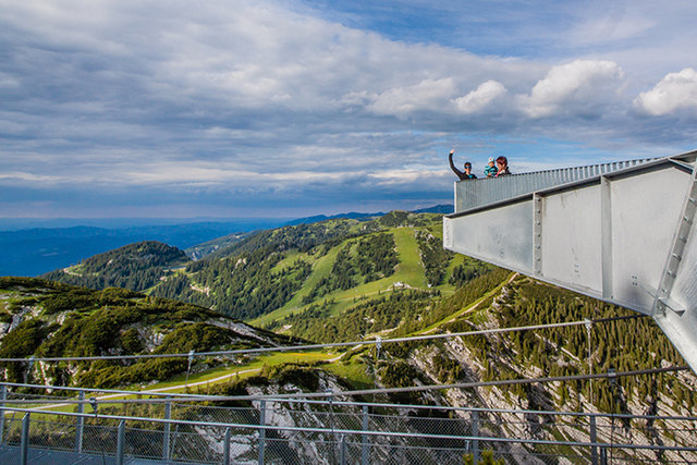 Mit der Hochkarbahn kann man die 360°Skytour schnell und unkomliziert erreichen. | Foto: Jagersberger