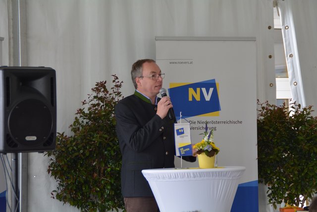 Landesrat Stephan Pernkopf lobte die Arbeit der Niederösterreichischen Versicherung in seiner Festrede.